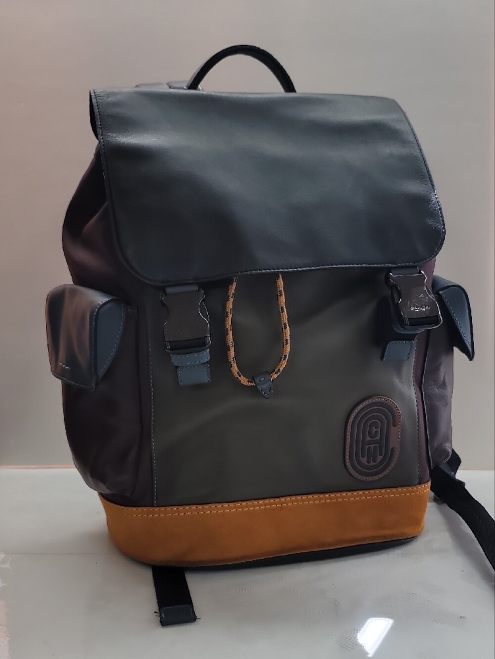 Coach  Rivington Backpack In Colorblock With Coach Patch - Picture 12 of 16
